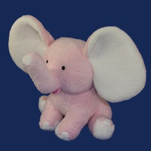 Baby Elephant Plush in Pink